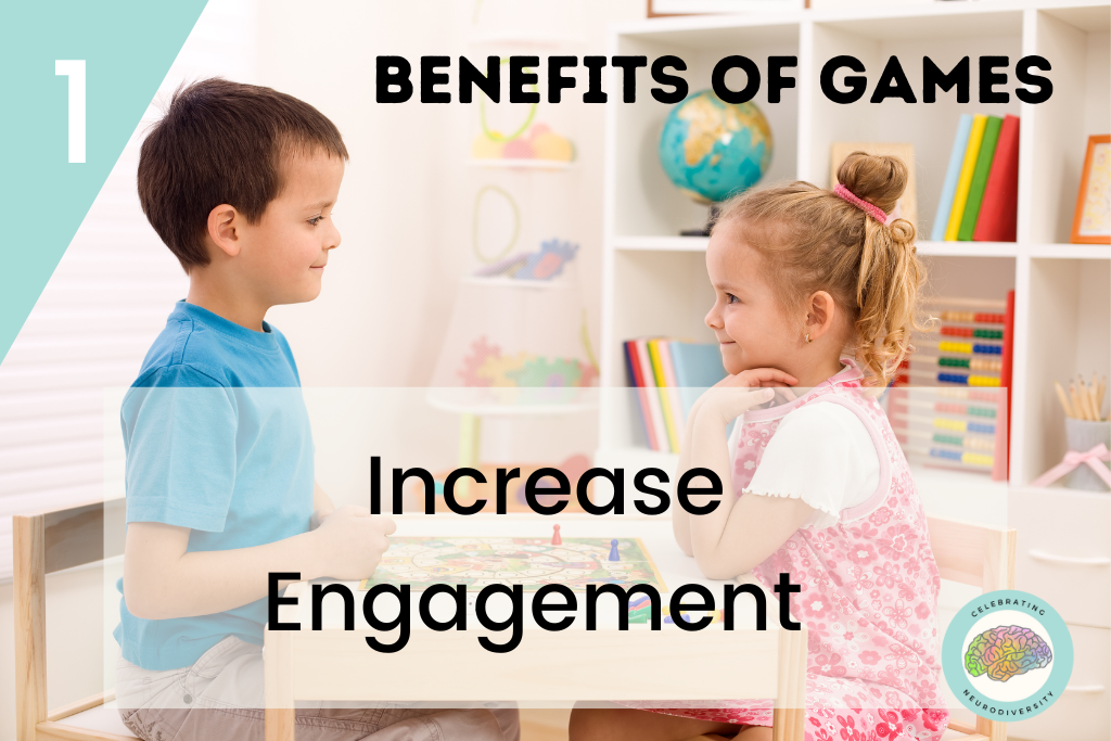 Games are motivating and exciting to students. Providing students with alternate activities, like games, helps kids focus and engage more in their learning.