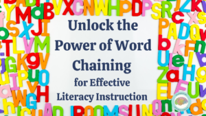 Word chaining is a powerful way for students to develop their phonemic awareness and phonics skills at the same time!