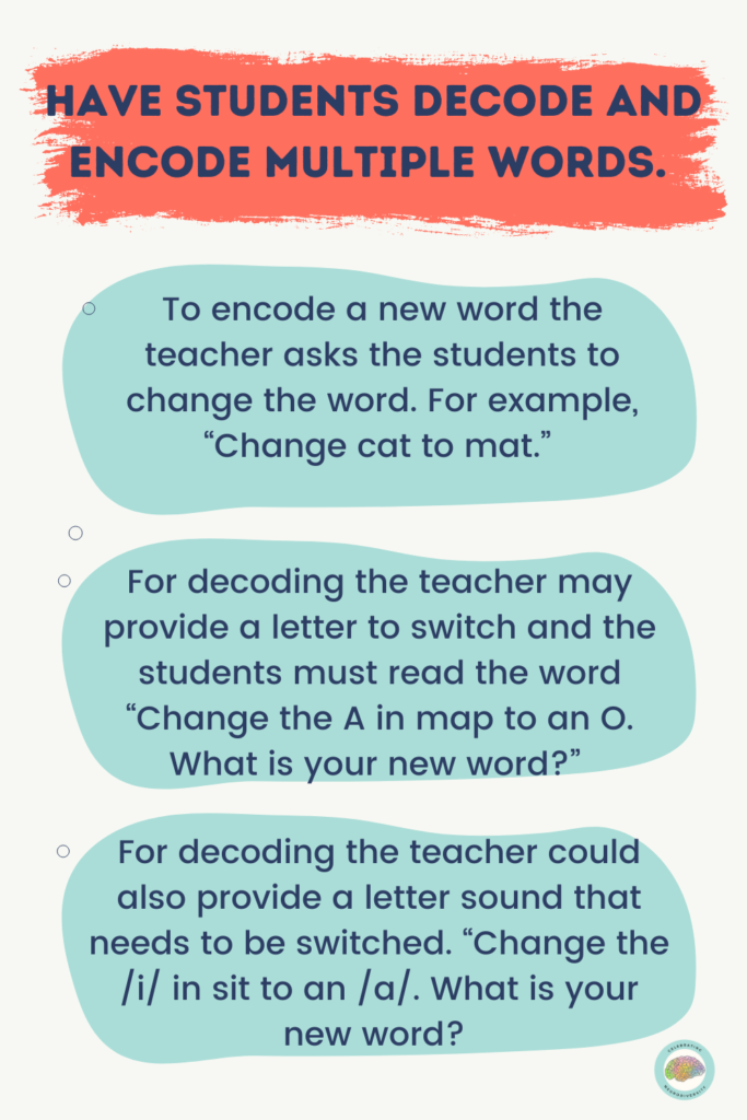 3 ways to support students in word chaining