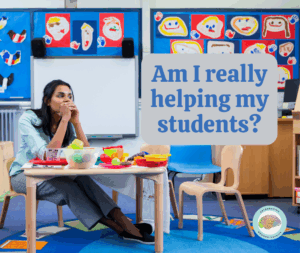 Teacher asking herself if she is really helping her students learn to read