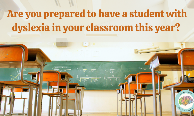 Titile of blog, are you prepared to have a student with dyslexia in your classroom this year