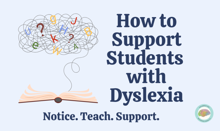 Teacher supporting a student with dyslexia during reading instruction